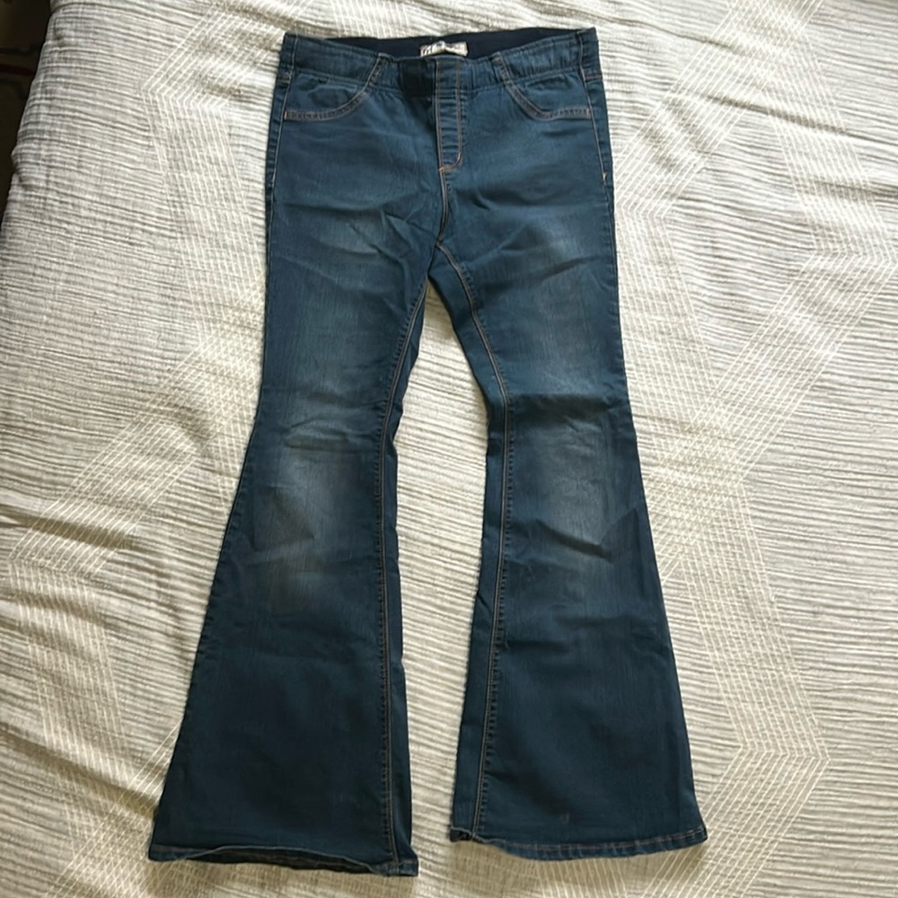 Free people penny pull on flare jeans- 30 short